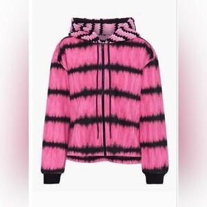 Alice + Olivia Mary Jane, crochet and tie-dye Jacket size Small